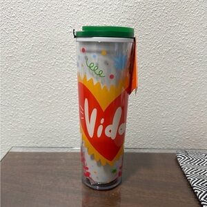 Starbucks Colorful Vida Tumbler with Green Lid